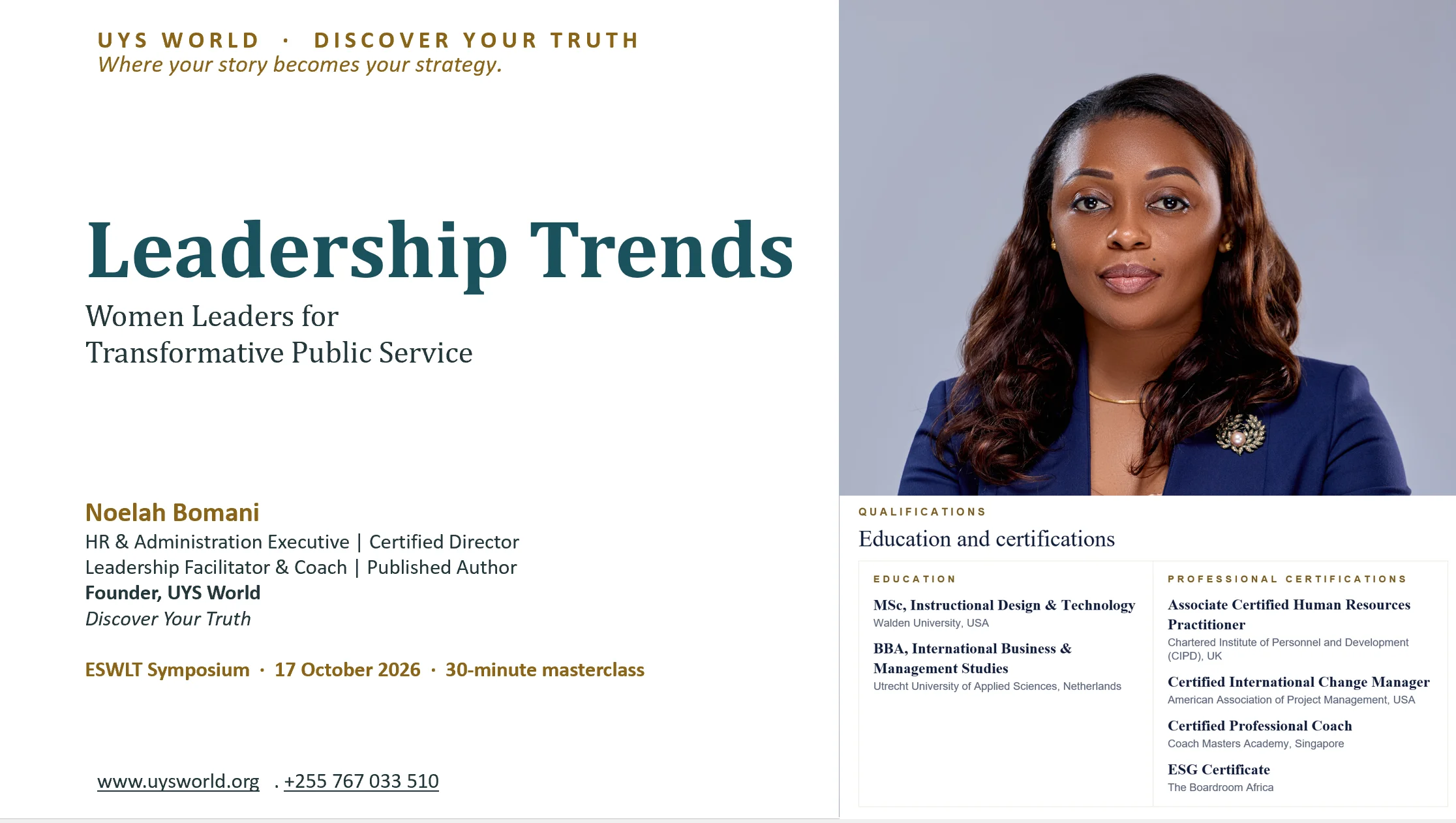 Leadership Trends Masterclass